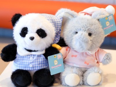 多爱甜梦大象玩偶毛绒玩具熊猫公仔安抚娃娃男女孩生日礼物图2