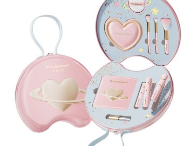 红色小象彩妆礼盒双层3岁+儿童礼物生日舞会美妆打扮女孩公主图8