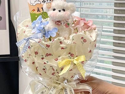 扭扭棒成品手工小狗玩偶花束可爱毕业送闺蜜儿童女生成品花束礼物图7