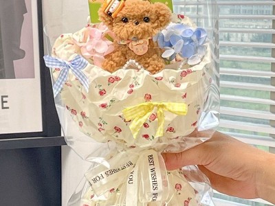 扭扭棒成品手工小狗玩偶花束可爱毕业送闺蜜儿童女生成品花束礼物图9