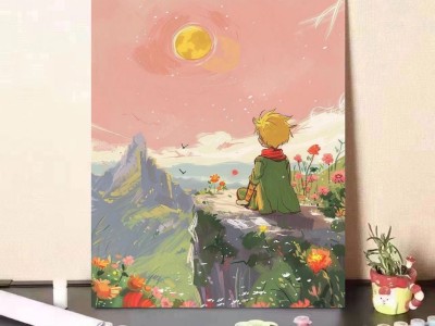 星空小王子数字油画diy手工填色治愈高颜值客厅装饰画ins送礼图6