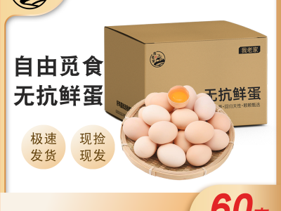 60克高品质无抗鲜蛋山林散养新鲜营养现捡现发破损包赔图2
