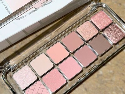 韩系早八必备12色消肿眼影2025新款珠光奶咖玫瑰光综合一体盘图4