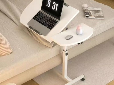 可折叠床边桌折叠式带轮子可移动笔记本电脑桌出租屋租房便携桌子图2