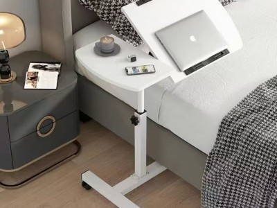 可折叠床边桌折叠式带轮子可移动笔记本电脑桌出租屋租房便携桌子图3
