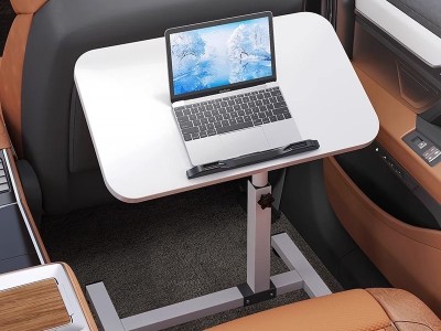 可折叠床边桌折叠式带轮子可移动笔记本电脑桌出租屋租房便携桌子图5