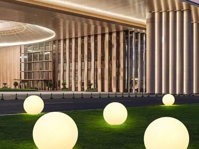 景观庭院灯造景草坪灯氛围灯太阳能户外防水创意七彩PE球形圆形灯图4