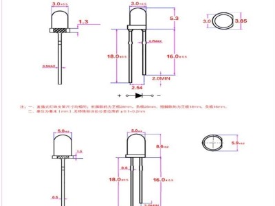 高亮雾面led灯珠F3mm5mm雾状红光插件发光二极管图6
