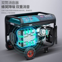 玉柴动力汽油发电机220V家用单相小型3/5/6/8/10KW千瓦三380V户外