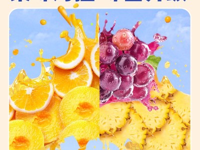 喜之郎果冻520g*1袋装蜜桔凤梨椰果肉解馋儿童零食大礼包整箱批发图3