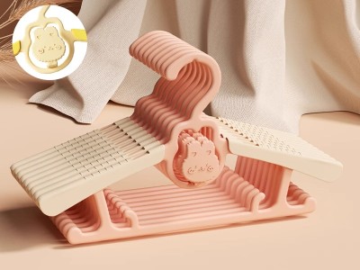 儿童衣架婴儿宝宝专用衣服架可伸缩小孩新生幼儿晾晒挂衣撑子家用*5图3