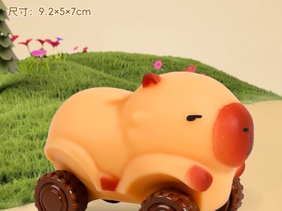 卡皮巴拉拉拉车玩具小汽车男女孩变形滑行车解压减压神器儿童捏捏图2