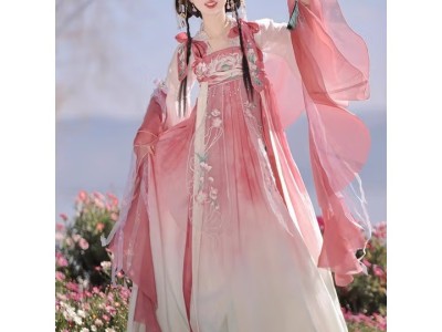 汉虞葵原创汉服女【清菏】齐胸襦裙日常款中国风新款汉元素春夏图6