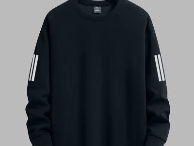 商场专柜撤回春秋卫衣男宽松圆领套头长袖打底衫男士百搭潮流上衣图4