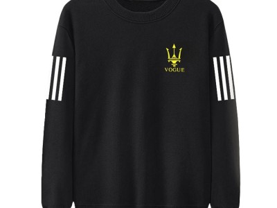 商场专柜撤回春秋卫衣男宽松圆领套头长袖打底衫男士百搭潮流上衣图5