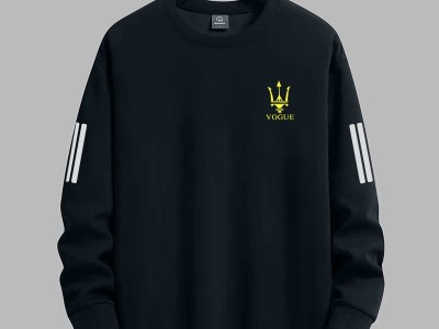 商场专柜撤回春秋卫衣男宽松圆领套头长袖打底衫男士百搭潮流上衣图6