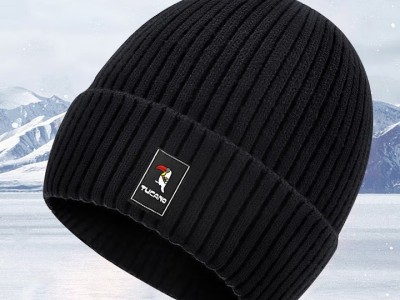 啄木鸟帽子男冬天防寒针织帽加绒加厚保暖毛线帽棉帽骑行防风冷帽图2