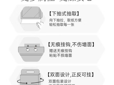 植护挂抽面巾纸悬挂式4层320抽*4提餐巾纸抽厕纸擦手大尺寸整箱卫生纸图5