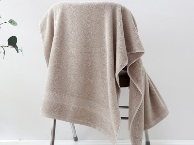 全棉浴巾大号成人加厚加大酒店吸水浴巾素色外贸断档浴巾印字logo   70*140cm图3