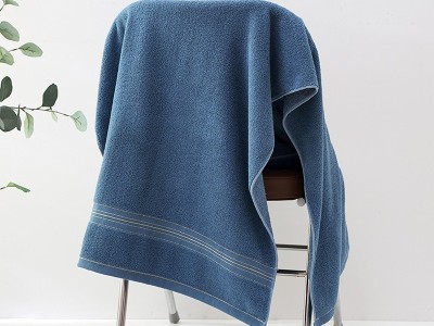 全棉浴巾大号成人加厚加大酒店吸水浴巾素色外贸断档浴巾印字logo   70*140cm图9