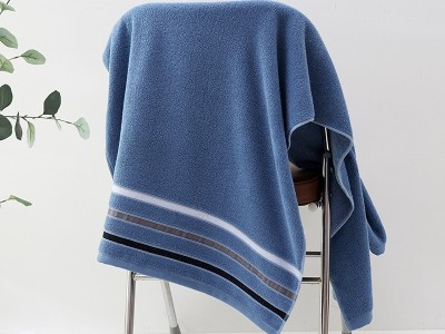 全棉浴巾大号成人加厚加大酒店吸水浴巾素色外贸断档浴巾印字logo   70*140cm图8