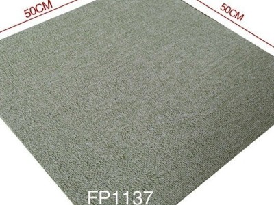 山花地毯方块拼块写字楼办公会议室阻燃环保静电厂家直销素色隔音图5