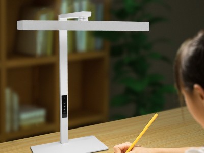 全光谱护眼智能儿童书桌学生学习台灯宿舍读书灯夹子两用大路灯图5