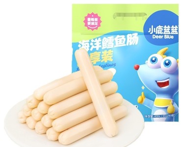 官旗正品小鹿蓝蓝鳕鱼肠量贩400g鳕鱼肉肠即食火腿肠儿童 零食品牌图5