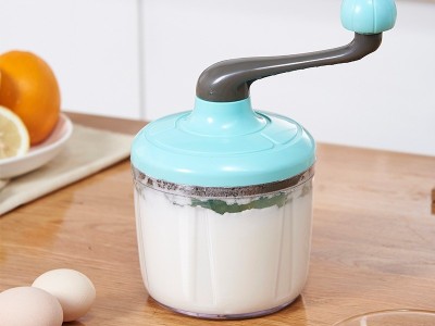 家用厨房旋转打蛋器蛋糕店奶油搅拌打发器手摇烘焙发泡蛋糕 搅蛋器图4