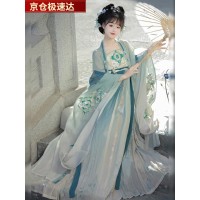 飚阁汉服中国风女装套装2025年新款国风大赏【倾城】唐制诃子裙 大袖衫+诃子裙+披帛 均码 （80-140斤）