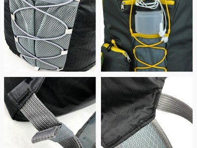 跨境户外运动轻便防水尼龙大容量多功能折叠骑行徒步越野登山背包图5