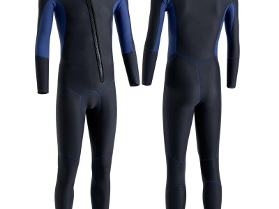 现货潜水服男3MM连帽保暖冬泳衣防寒湿式冲浪服浮潜连体潜水衣图4