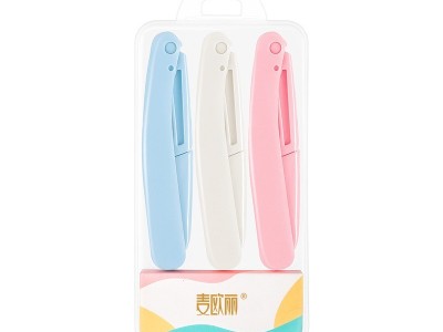 折叠修眉刀套装安全型微距刮眉刀不锈钢修眉刀片带网眉刀美妆工具图5