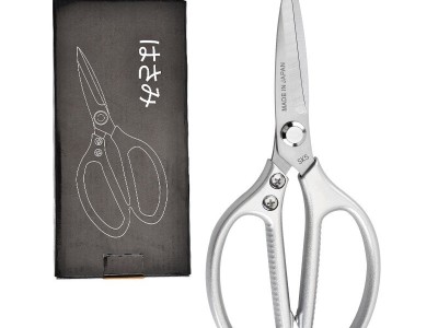 厂家直销 新款铝合金手柄强力多功能厨房鸡骨剪刀 SK5新款铝柄剪图5