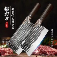 阳江菜刀跑江湖厨房刀具龙头砍骨刀切菜刀手工锻打锋利家用斩骨刀