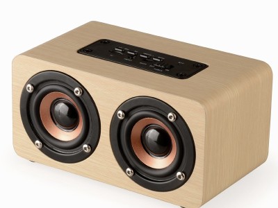 W5蓝牙音箱 木质家居礼品logo 创意无线电脑户外音响图4