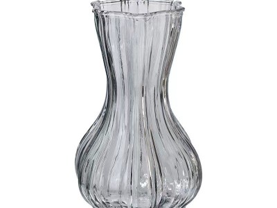 北欧风创意蒜头玻璃花瓶网红透明水培植物鲜花干花插花瓶客厅摆件图5