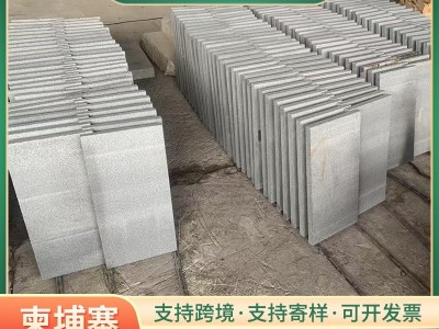 福建厂家直销花岗岩灰白光面荔枝面道路工程深灰麻火烧板地铺石材图2