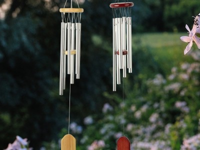 金属管风铃北欧田园铝管 阳台挂饰门饰礼品步步高升6管风铃图2