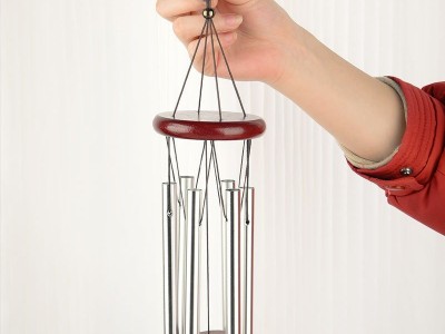 金属管风铃北欧田园铝管 阳台挂饰门饰礼品步步高升6管风铃图3
