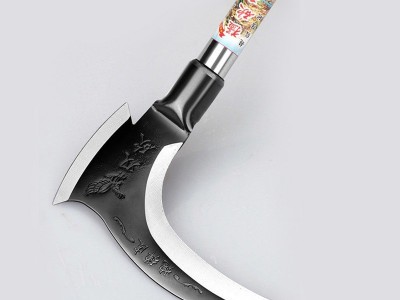 双砍镰刀 农用收割秸秆割草 砍树枝砍柴刀锰钢一件代发图2