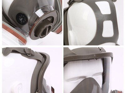 6800款防毒面具全面罩喷漆化工农药防粉尘可接滤毒罐防毒全面具图4
