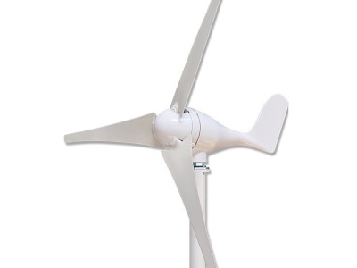 400W微风启动小型风力发电机水平轴风光互补家用同步三相风力发电图2