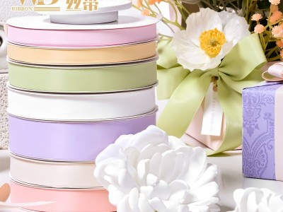 源头工厂全消光丝带49色奢侈品包装丝带痛痛板丝带 服装辅料织带图2