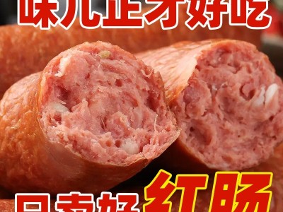 哈尔滨红肠东北特产风味肠即食香肠东北特产小吃小酒菜熟食蒜味火图3