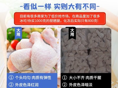 鸡腿新鲜冷冻商用无激素鸡大腿清真生鲜鸡腿肉烧烤食材整箱琵琶腿6斤图2