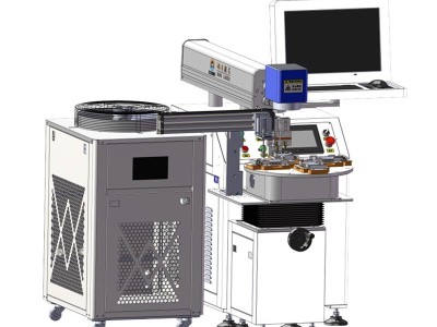 全自动移动电源激光焊接机带下料多工位电焊机锂电池充电宝焊机图5
