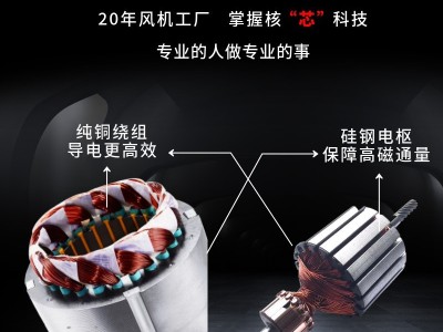 正派SF轴流风机220v大功率换气扇强力管道式排气扇厨房工业通风机图2