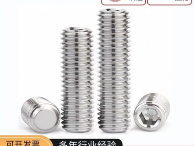 304不锈钢平端紧定螺丝内六角顶丝GB77止付螺钉M3M4M5M6M8M16图3