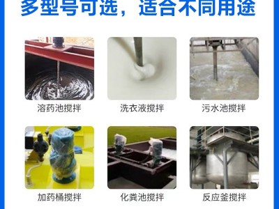 厂家供应加药搅拌机污水不锈钢搅拌机衬塑电动立式搅拌机图2